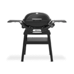 Weber Q 2200N Gas BBQ with Side Tables and Compact Stand, 54 x 39 cm, Black