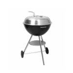 Martinsen 1600 Compact Charcoal Kettle Barbecue with Thermometer and Wheels