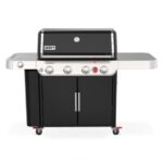 Weber Genesis E-435 Gas Barbecue with 4 Burners, Side Burner and Sear Zone in Black