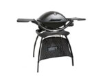 Weber Q2200 Gas Barbecue in Black with Stand and 3.5 kW Stainless Steel Burner