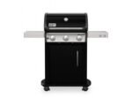 Weber Spirit E-315 GBS Gas Barbecue in Black with Tuck-Away Warming Rack