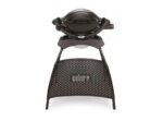 Weber Q 1000 Portable Gas Barbecue 2.6 kW with Stand, Black