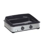 ENO Enosign 65 Stainless Steel Gas Plancha with Two Circular Burners and Double-Wall Plate - Image 3