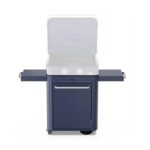 ENO Enosign 65 Plancha Trolley in Navy Blue with Folding Shelves - Image 2