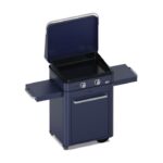 ENO Enosign 65 Plancha Trolley in Navy Blue with Folding Shelves - Image 3