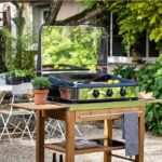 Eno Enosign 80 Stainless Steel Plancha with 3 Cast Iron Burners and Enamelled Cooking Plate - Image 3
