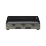 ENO Fusion 75 Cargo Grey Gas Plancha with Two Burners and Galvanised Steel Frame