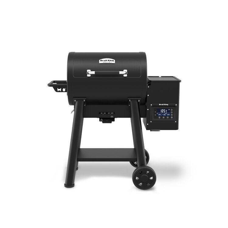 BK_CrownPellet400-EU_Front_01.jpg Broil King Crown Pellet 400 Wood Pellet BBQ with WiFi Controller and Meat Probes - Image 1