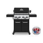 Broil King Crown 490 Gas BBQ with 4 Dual-Tube Burners, Side and Rotisserie Burner