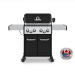 Broil King Baron 490 Gas BBQ with 4 Stainless Steel Burners and Side Burner