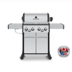 Broil King Baron S490 IR 4-Burner Gas BBQ with Infrared Side Burner and Rotisserie