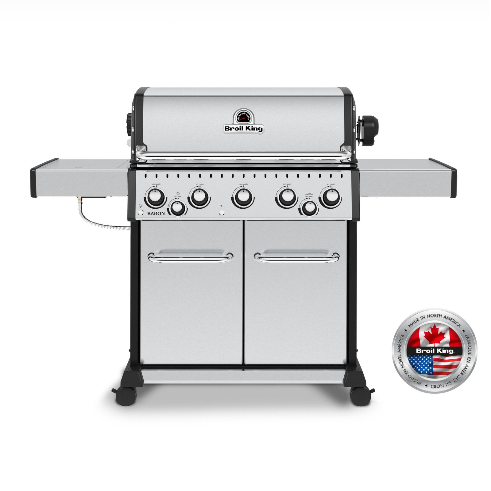 BaronS590IR.jpg Broil King Baron S590 IR Gas BBQ with Infrared Side and Rotisserie Burners - Image 1