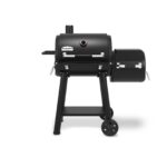 Broil King Smoke Offset 500 Charcoal Offset Smoker BBQ in Dragon Black