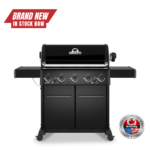 Broil King Crown 590 Shadow 5-Burner Gas BBQ with Side Burner and Flav-R-Wave System