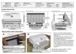 Sunstone Ruby 3 Burner Built-In Gas Grill in 304 Stainless Steel - Image 5