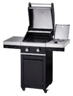 Grandhall G2 Classic Trolley Gas BBQ with 2 Stainless Steel Burners and 8.4 kW Output - Image 3