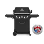 Broil King Signet 390 Shadow Gas Barbecue with 3 Dual-Tube Burners and 2,580 cm Cooking Area