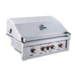 Sunstone Ruby 4-Burner Gas Grill With Infrared Burner and Rotisserie, 304 Stainless Steel