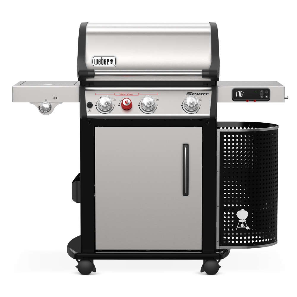 Weber_Spirit_Premium_SPX_335_GBS_Inox_ml.jpg Weber Spirit SPX-335 GBS Smart Gas BBQ with 3 Burners in Stainless Steel - Image 1