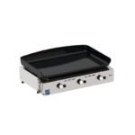 ENO Initial 65 Stainless Steel Gas Plancha with 3 Burners and Enamelled Cast Iron Plate - Image 5