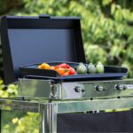 ENO Initial 65 Stainless Steel Gas Plancha with 3 Burners and Enamelled Cast Iron Plate - Image 3