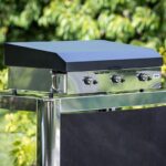 ENO Initial 65 Stainless Steel Gas Plancha with 3 Burners and Enamelled Cast Iron Plate - Image 4
