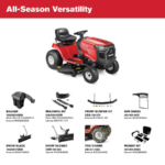 Troy-Bilt Bronco 42 Riding Lawn Tractor 42in 19HP Briggs & Stratton AutoDrive - Image 3
