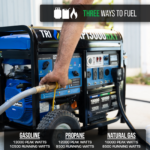 DuroMax XP13000HXT 13,000 W Tri-Fuel Portable Generator with Electric Start and CO Alert - Image 4
