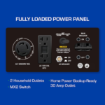 DuroMax XP5500EH 5,500 W Dual-Fuel Portable Generator with Electric Start - Image 4