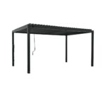 Backyard Discovery Sarasota Galvanised Steel Louvered Pergola with PowerPort