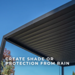 Backyard Discovery Sarasota Galvanised Steel Louvered Pergola with PowerPort - Image 5