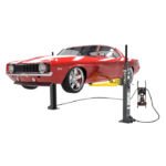 MaxJax M7K Portable Two-Post Car Lift, 7,000 lb Capacity, 110V