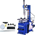 Tyre Changer and Wheel Balancer Machine Combo, 1.5 HP, Rim Clamp 14 to 28 in