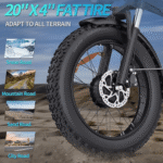 Ridstar H20Pro Folding Electric Bike 750W 48V 14Ah 20in x 4.0in Fat Tyre 7-Speed - Image 5