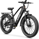 LEONX Aipas M2 Electric Mountain Bike 1500W 30 MPH 26in Fat Tyres 7-Speed