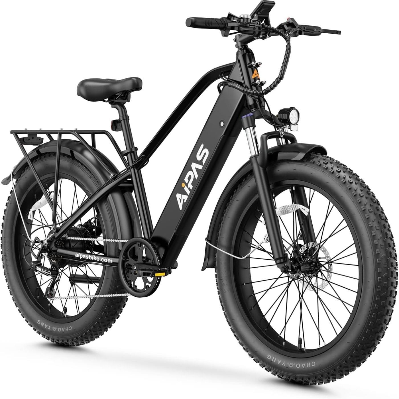 hw-128-image-1.jpg LEONX Aipas M2 Electric Mountain Bike 1500W 30 MPH 26in Fat Tyres 7-Speed - Image 1