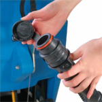 Global Industrial Electric Walk-Behind Auto Floor Scrubber with 18 in Cleaning Path - Image 2