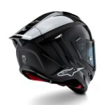 Alpinestars Supertech R10 Element Full Face Helmet Gloss Black Carbon Silver ECE 22.06 FIM - Image 5