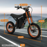 TUTTIO Soleil 01 Electric Dirt Bike, 2000W Motor, 200Nm Torque, 48V 21Ah Battery, Full Suspension - Image 4