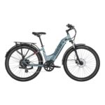 Aventon Level 2 Commuter Step-Through Electric Bike, 500W Motor, Torque Sensor, 8-Speed