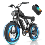 Ridstar Q20 1000W 48V 15Ah Fat Tyre Electric Bicycle with Full Suspension & Hydraulic Brakes