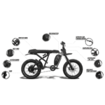 SUPER73-R Adventure Series Core Electric Bike, 750W Motor, 960Wh Removable Battery, Full Suspension - Image 7