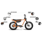 SUPER73-Z Miami SE Electric Bike with Suspension, Hydraulic Brakes and 4.5 in Tyres - Image 7