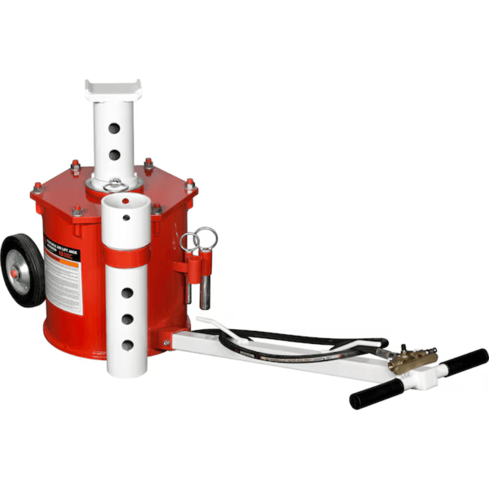 hw-163-image-1.png 15 Ton Portable Air-Powered Hydraulic Bottle Jack with 8 ft Air Hose - Image 1