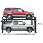 Atlas PRO9000 Extra Tall Wide Long Portable 4-Post Car Lift 9,000 lb - Image 6