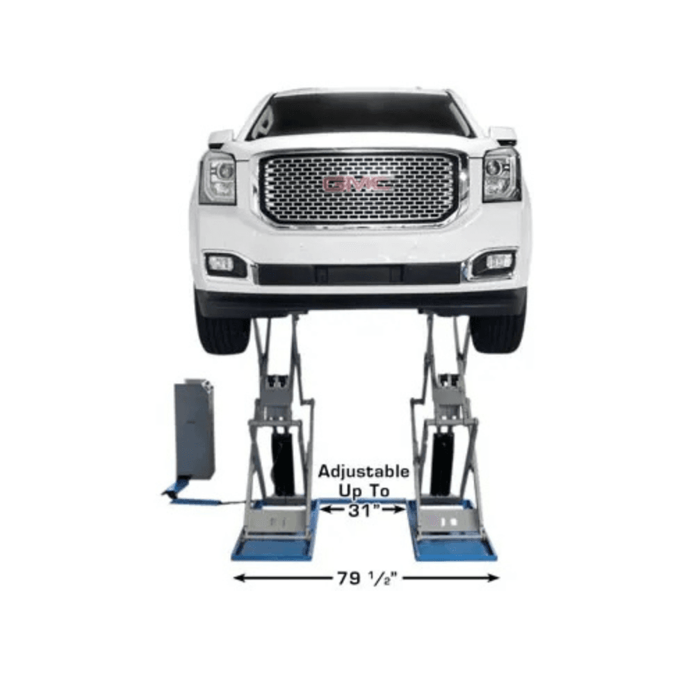 hw-182-image-1.png Atlas SLP-9K Full-Rise Scissor Lift, 9,000 lb Capacity, Flush-Mount - Image 1