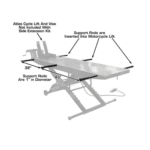 Atlas Cycle Lift Side Extension Kit with Approach Ramps and Dolly - Image 3
