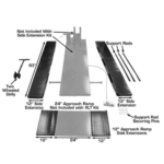 Atlas Cycle Lift Side Extension Kit with Approach Ramps and Dolly - Image 4