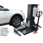 Atlas PSP-6000 Portable Single-Post Car Lift, 6,000 lb Capacity with Drive-Over Ramps - Image 2