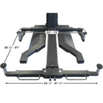 Atlas PSP-6000 Portable Single-Post Car Lift, 6,000 lb Capacity with Drive-Over Ramps - Image 6